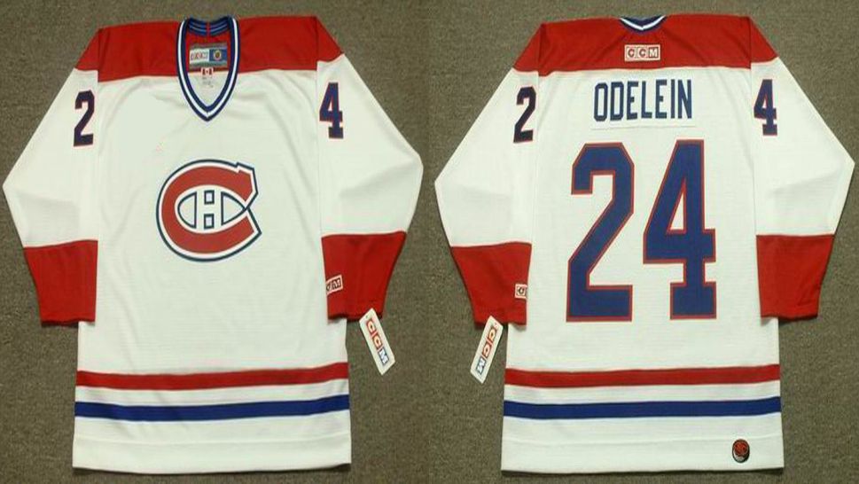 2019 Men Montreal Canadiens 24 Odelein White CCM NHL jerseys